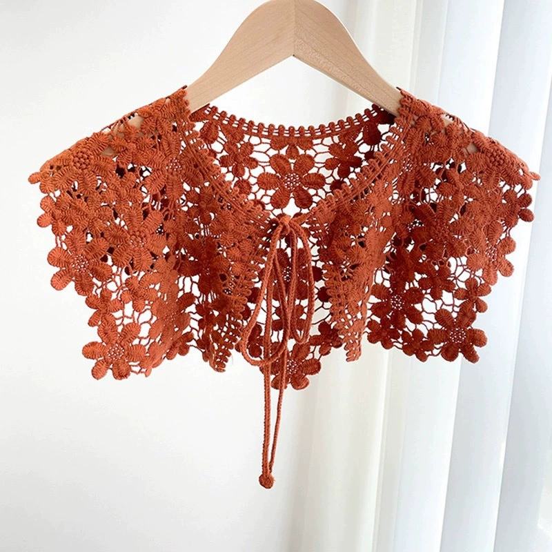 Lace Hollow Out Cape for Women view 6