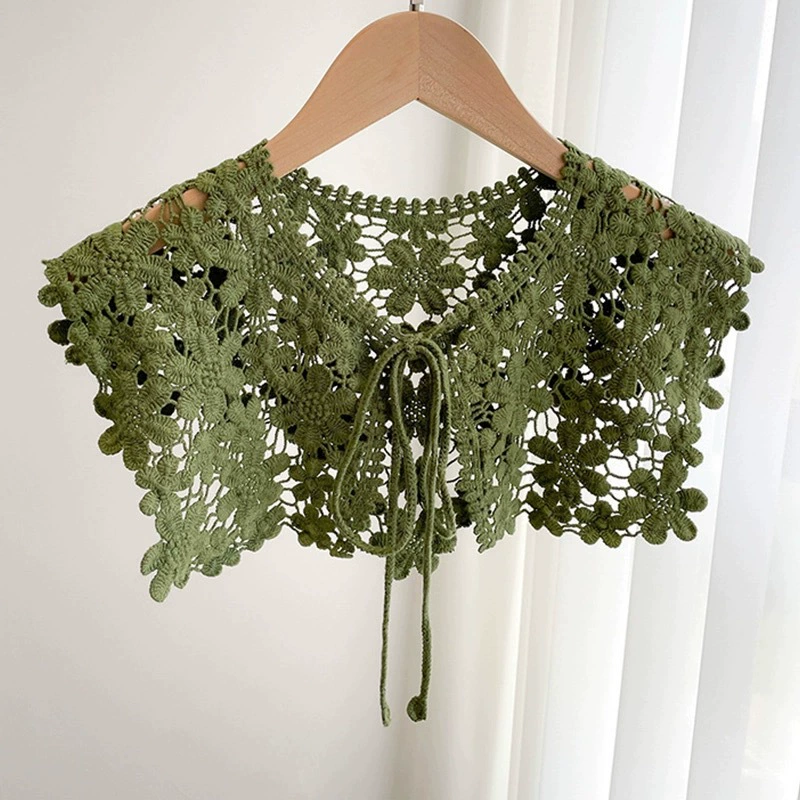 Lace Hollow Out Cape for Women view 8