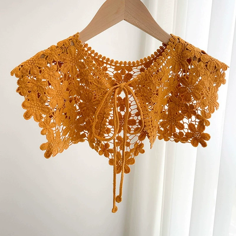 Lace Hollow Out Cape for Women view 9