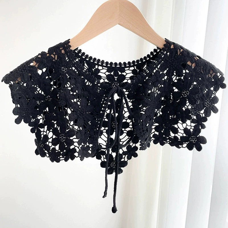 Lace Hollow Out Cape for Women view 11