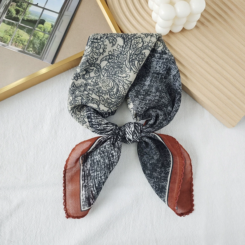 Color Block Print Square Scarf view 2
