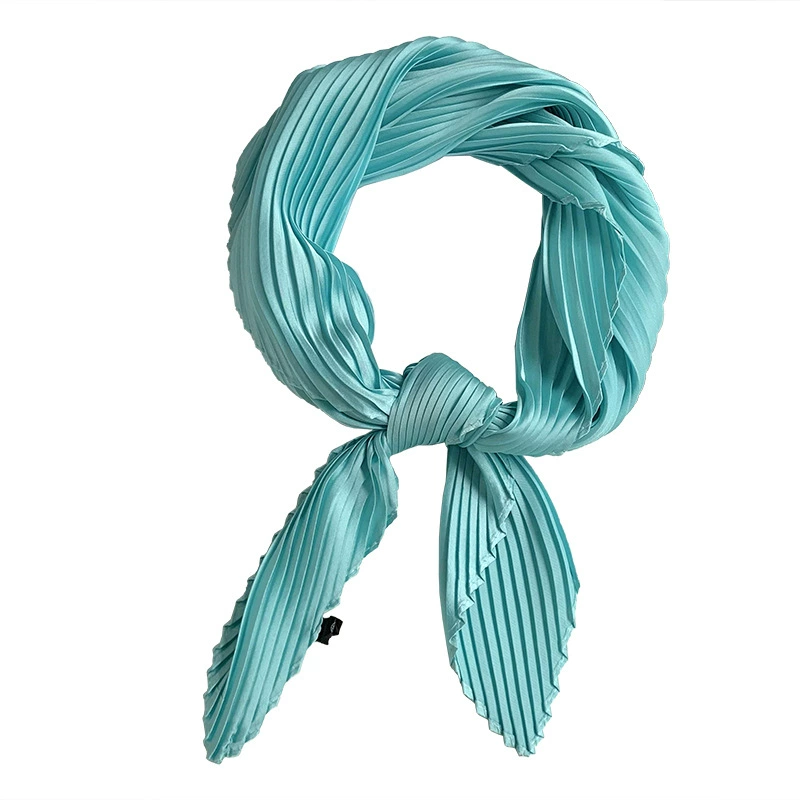 Solid Crinkle Diamond Scarf view 5