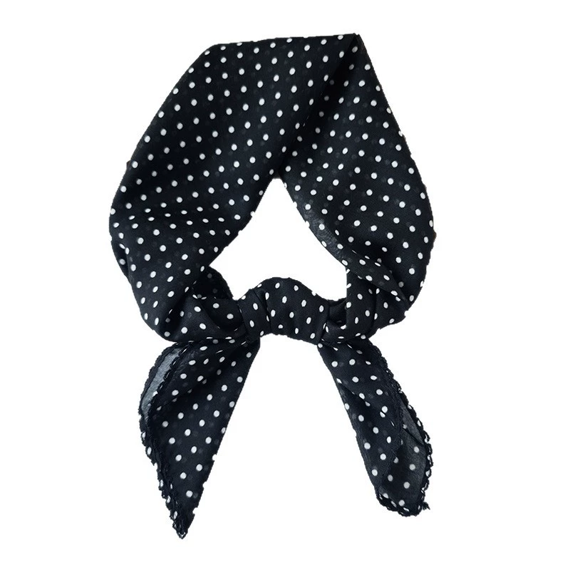 Cotton Linen Small Square Scarf view 5