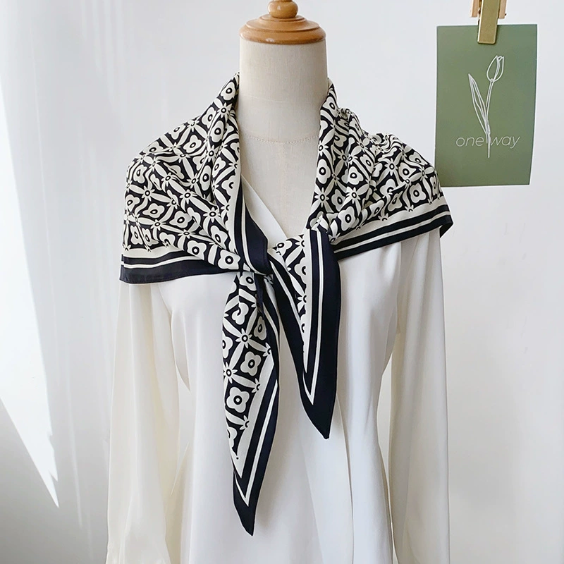 Floral Print Triangle Scarf