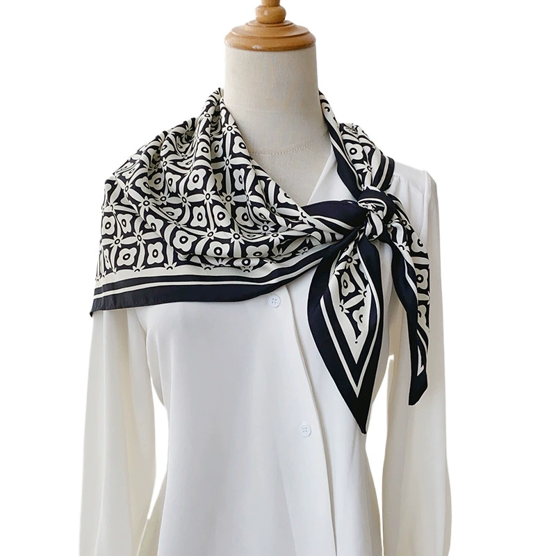 Floral Print Triangle Scarf view 5