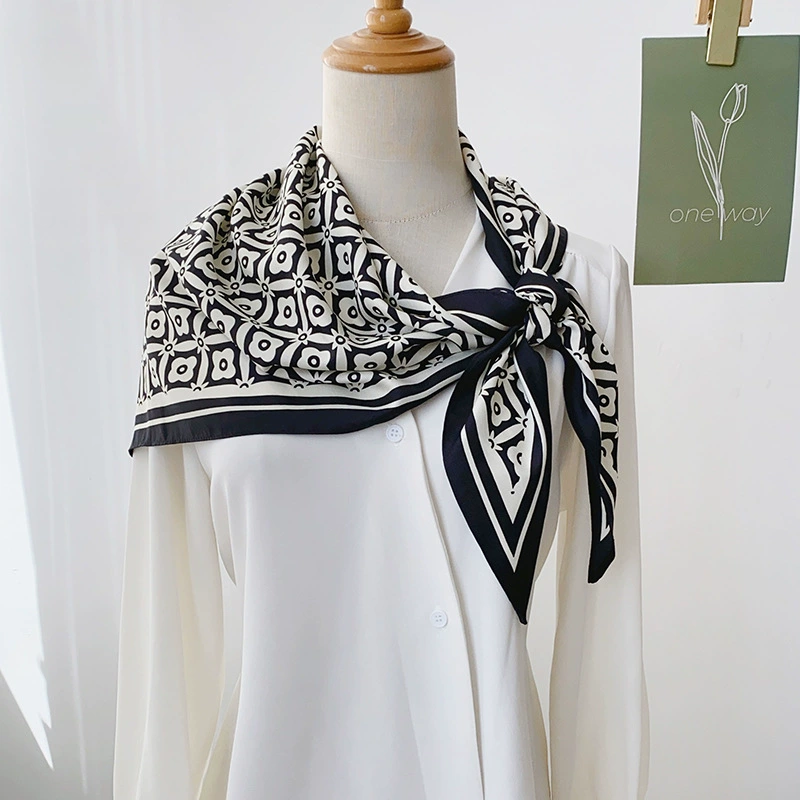Floral Print Triangle Scarf view 6