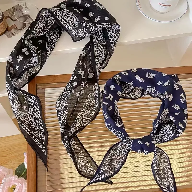Paisley Print Head Scarf for Women view 2