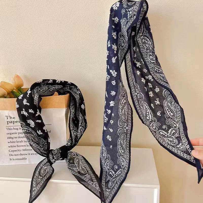 Paisley Print Head Scarf for Women view 4