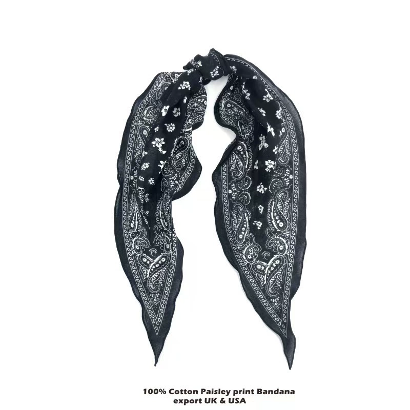 Paisley Print Head Scarf for Women view 6