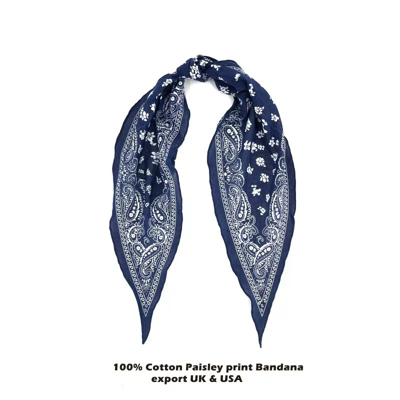 Paisley Print Head Scarf for Women view 10