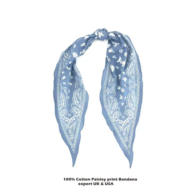 Paisley Print Head Scarf for Women view 11