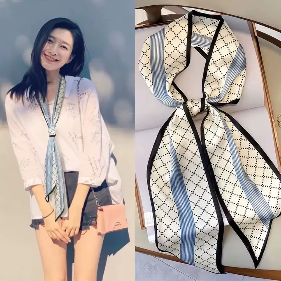 Printed Long Scarf for Women view 2