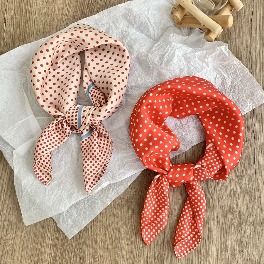 Polka Dot Square Scarf view 2