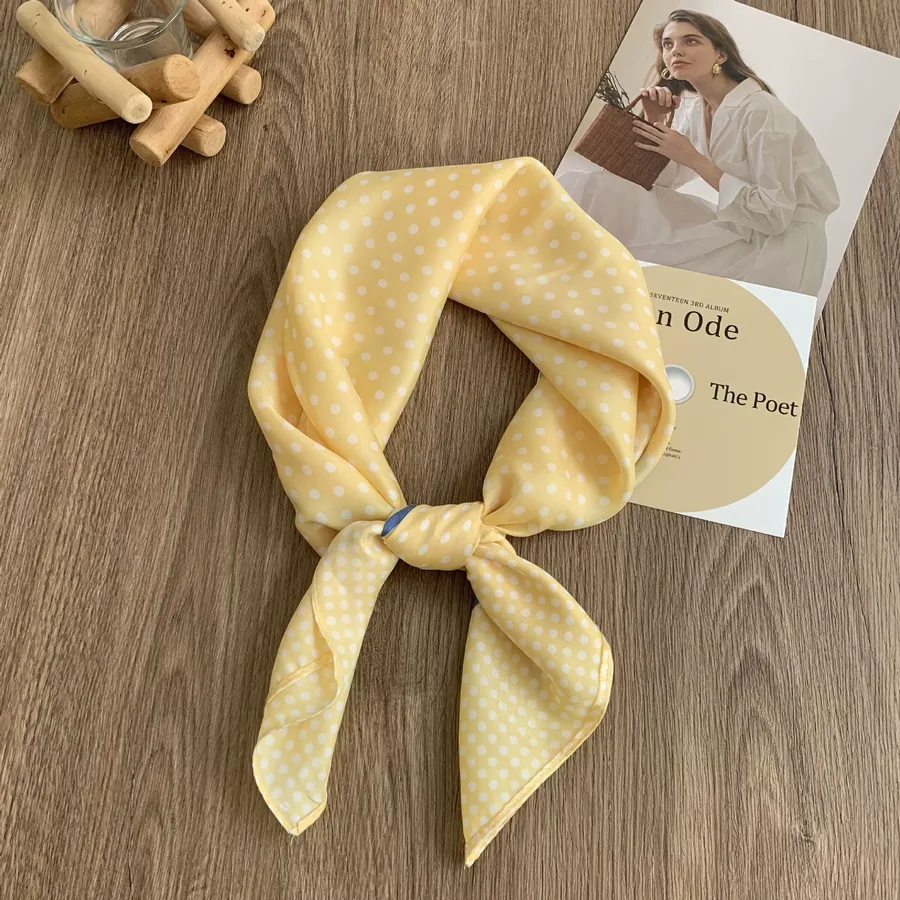 Polka Dot Square Scarf view 10