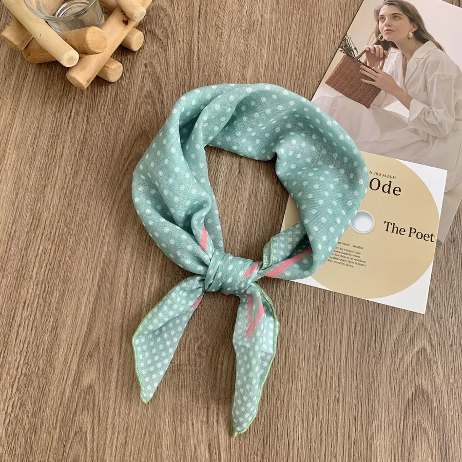 Polka Dot Square Scarf view 12