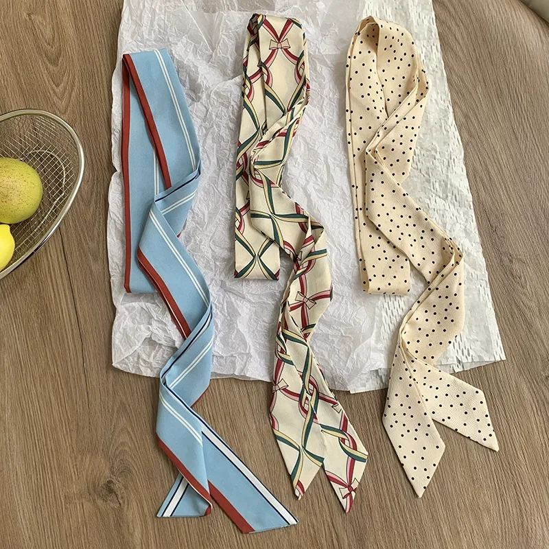Polka Dot Long Scarf