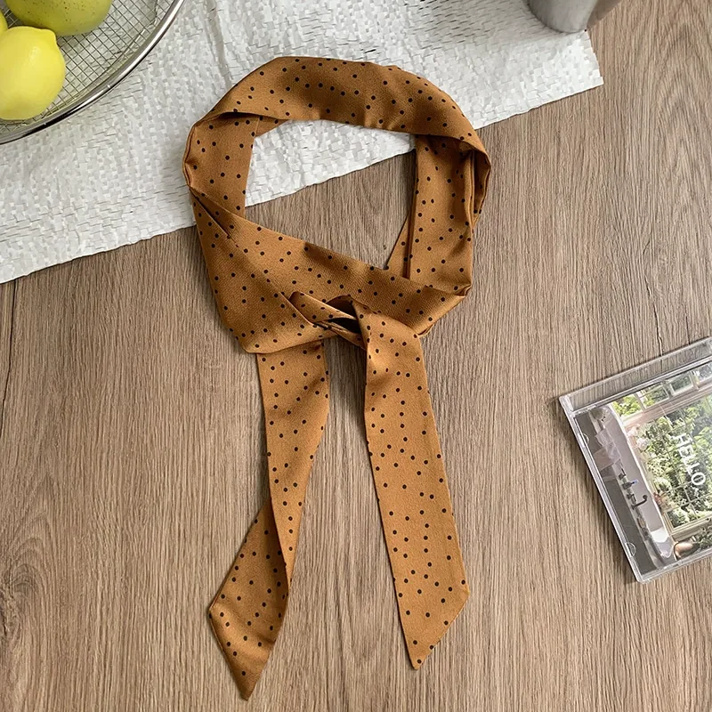Polka Dot Long Scarf view 10