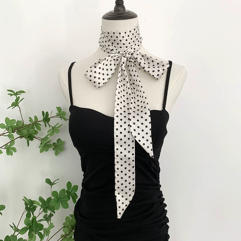 Polka Dot Narrow Scarf view 2