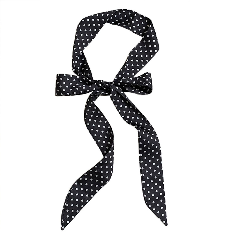 Polka Dot Narrow Scarf view 5