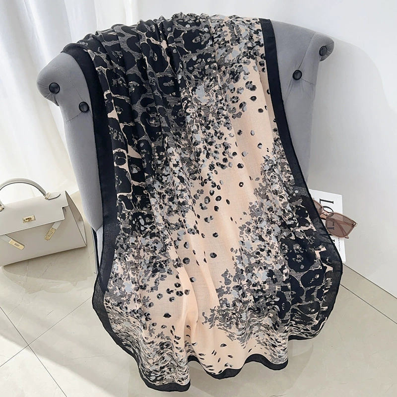 Cotton Linen Print Shawl view 3