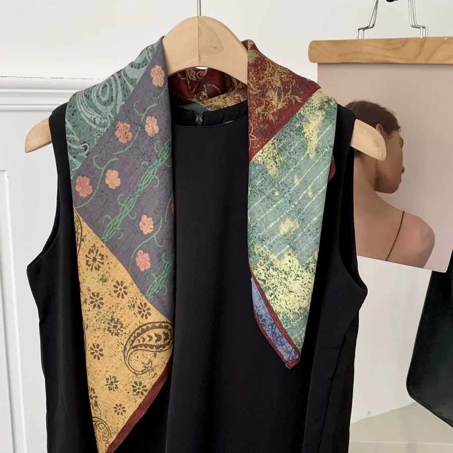 Paisley Square Shawl view 3