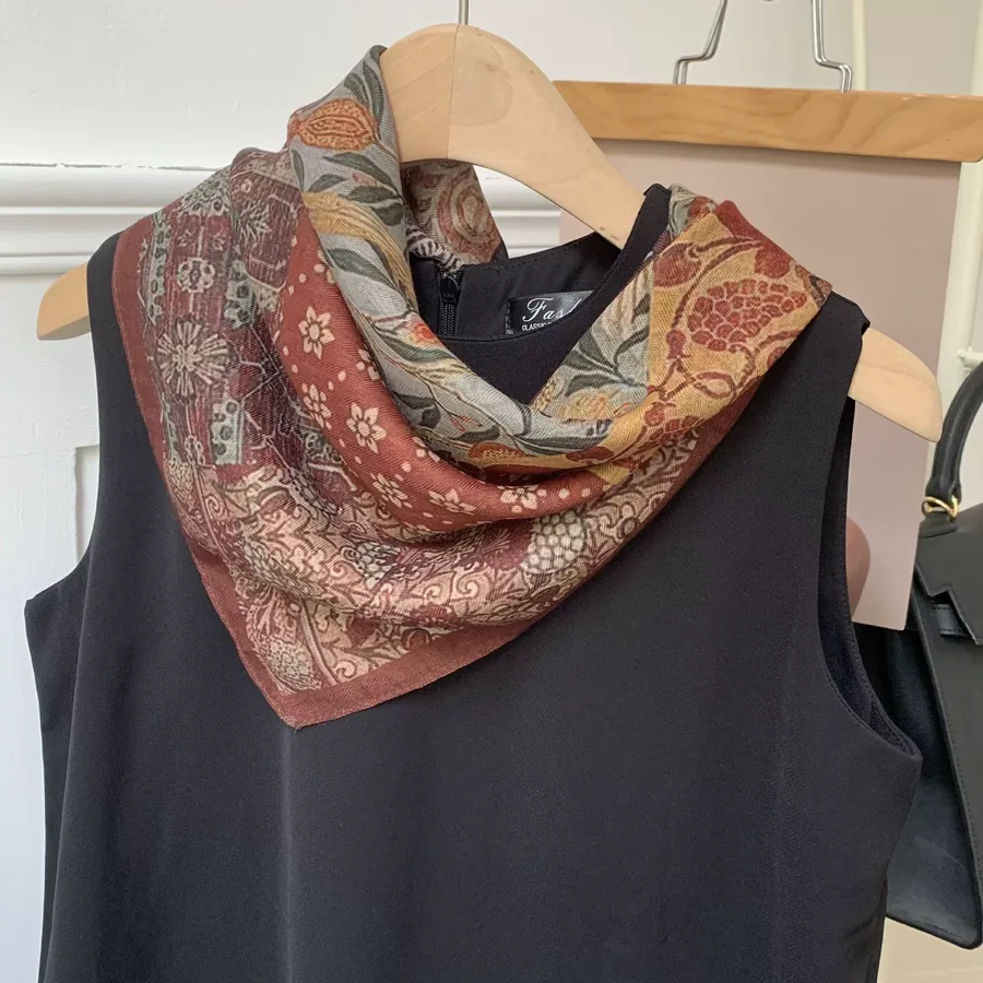 Paisley Square Shawl view 11