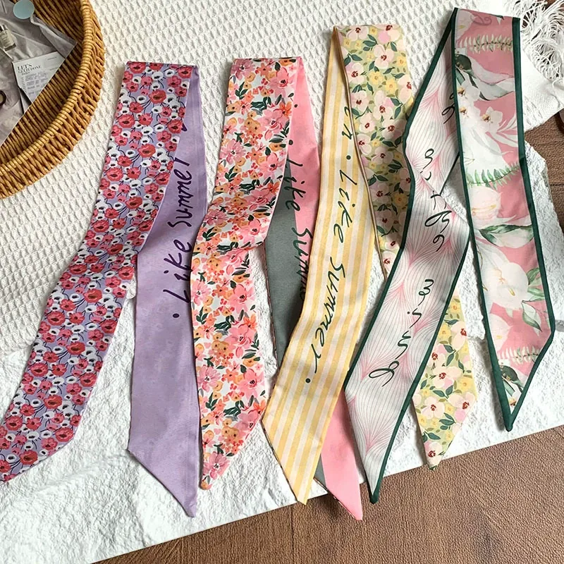 Floral Long Scarf view 2