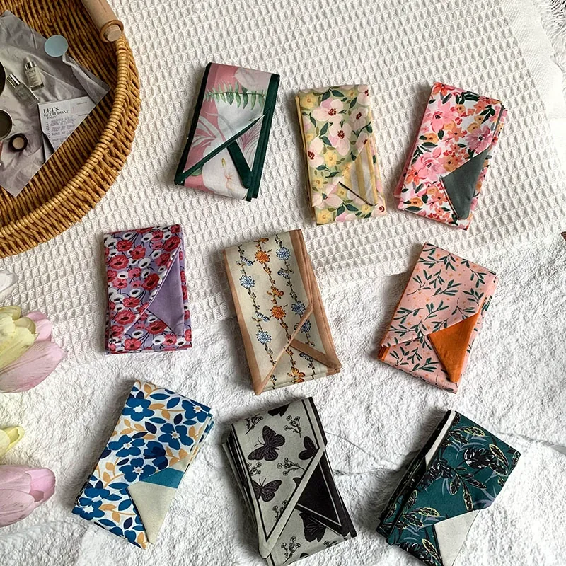 Floral Long Scarf view 3