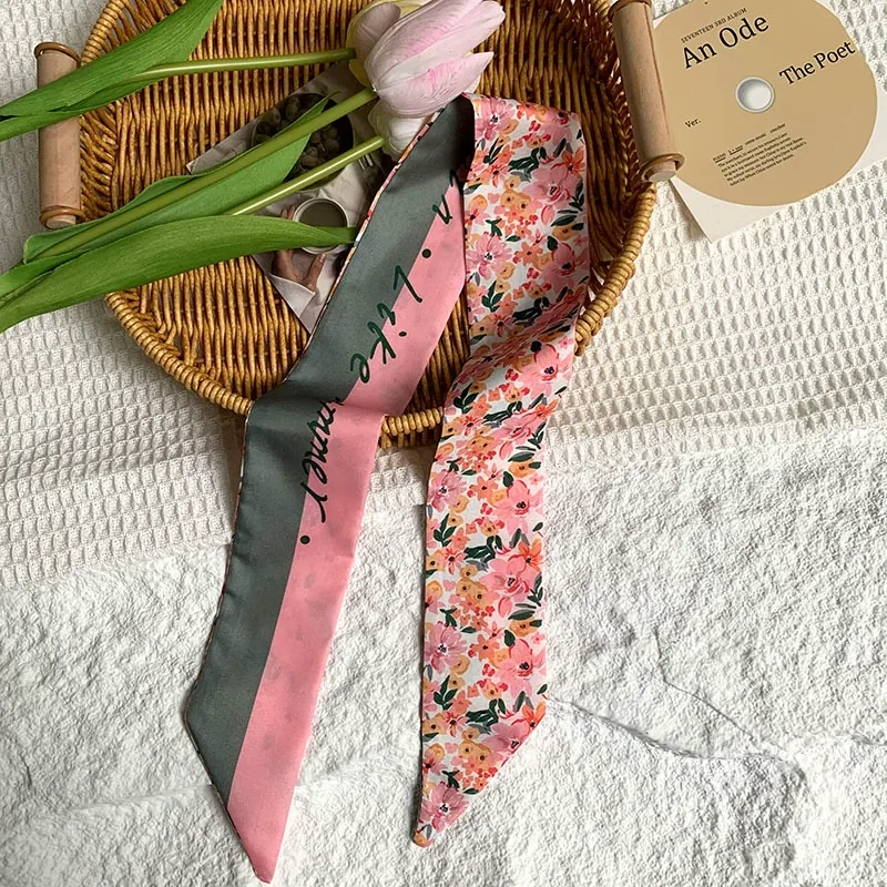 Floral Long Scarf view 6
