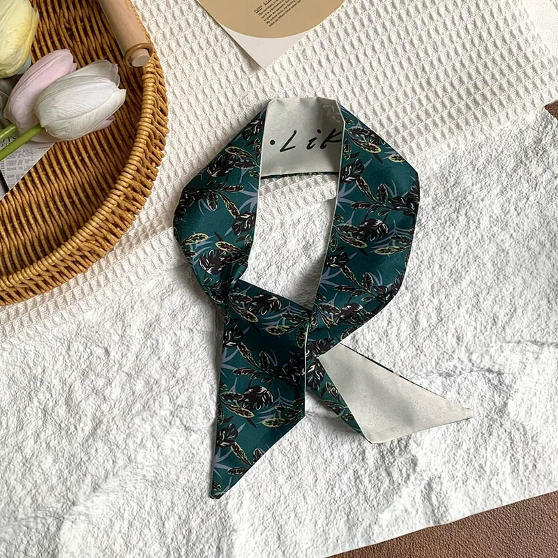 Floral Long Scarf view 7
