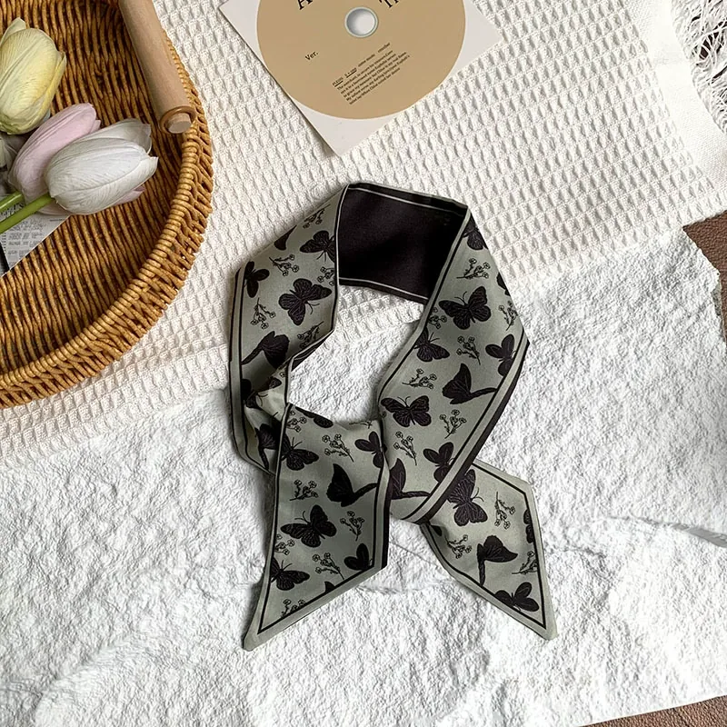 Floral Long Scarf view 8