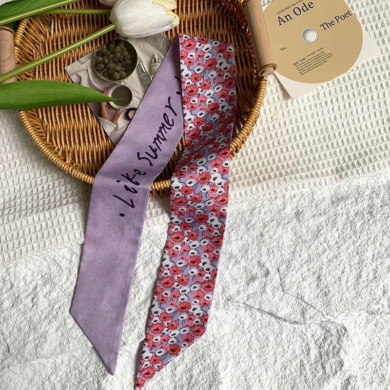 Floral Long Scarf view 9