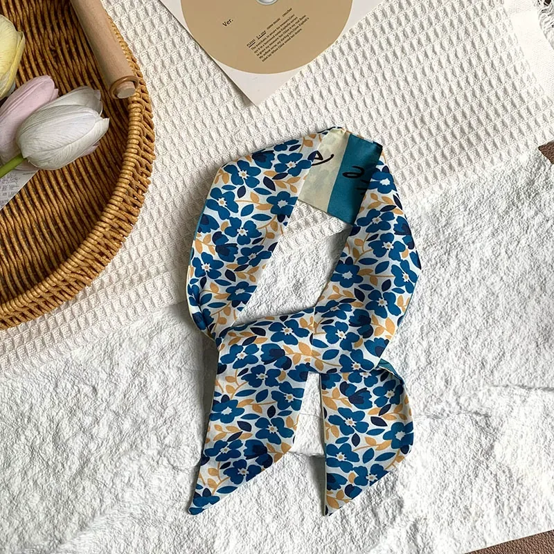 Floral Long Scarf view 11