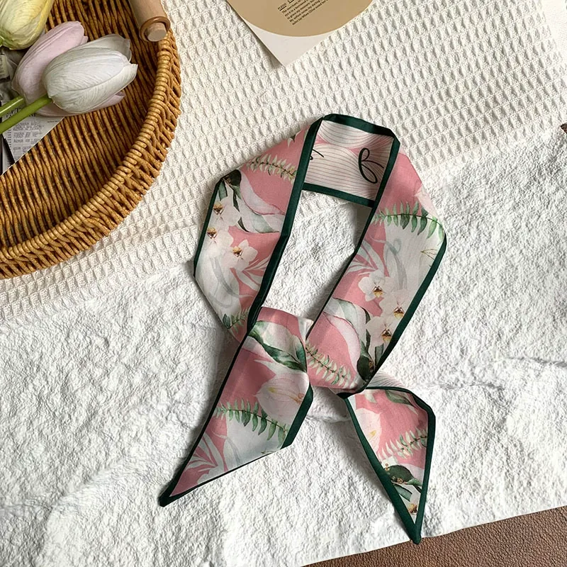 Floral Long Scarf view 12