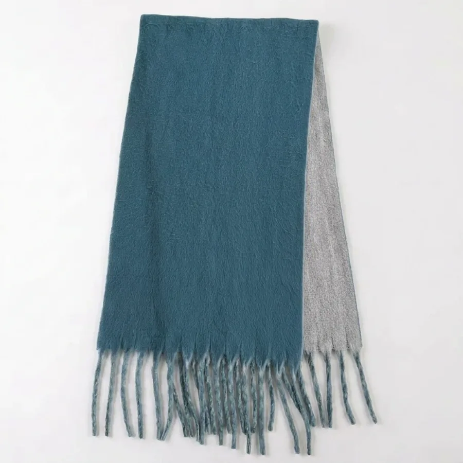 Polyester Solid Scarf with Fringe view 10