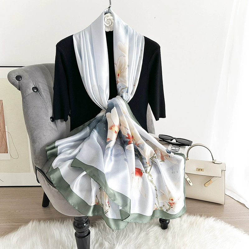 Satin Print Shawl