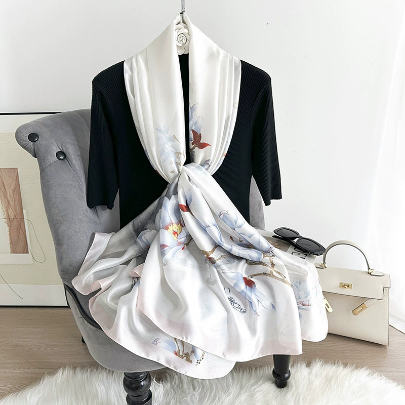 Satin Print Shawl view 4