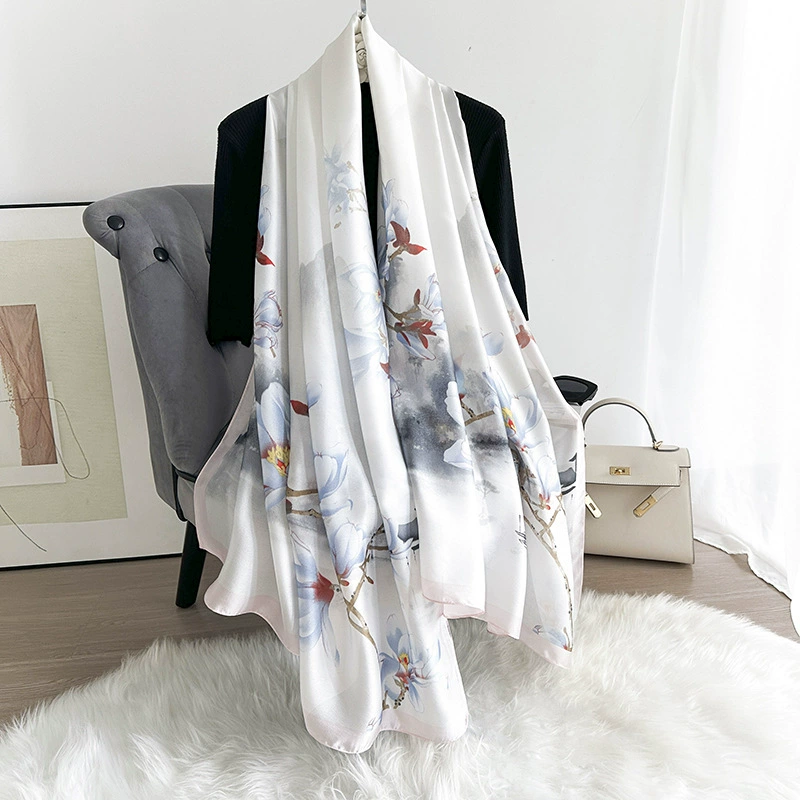 Satin Print Shawl view 8