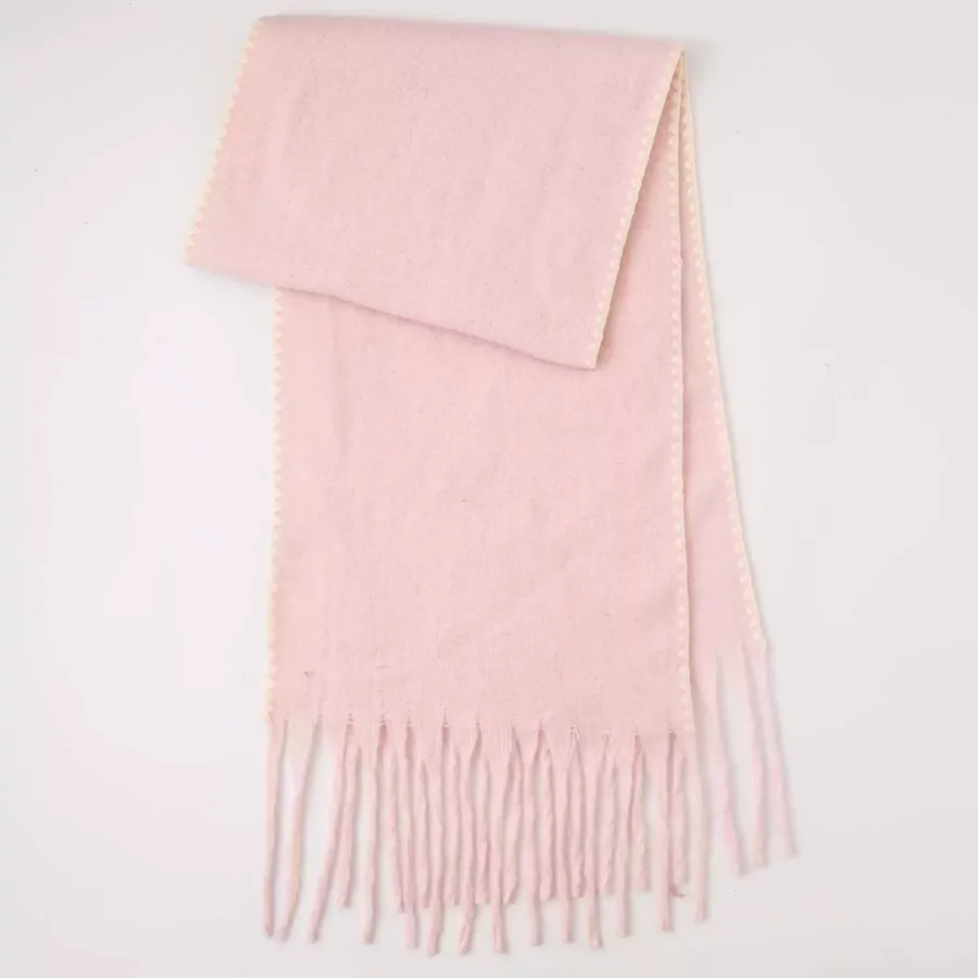 Polyester Mohair Solid Scarf view 7