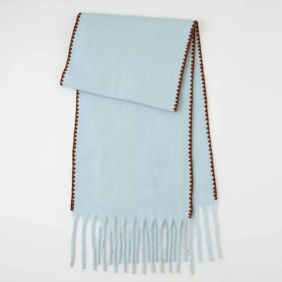 Polyester Mohair Solid Scarf view 10