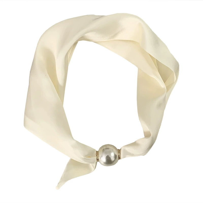 Pearl Magnetic Clasp Scarf view 5