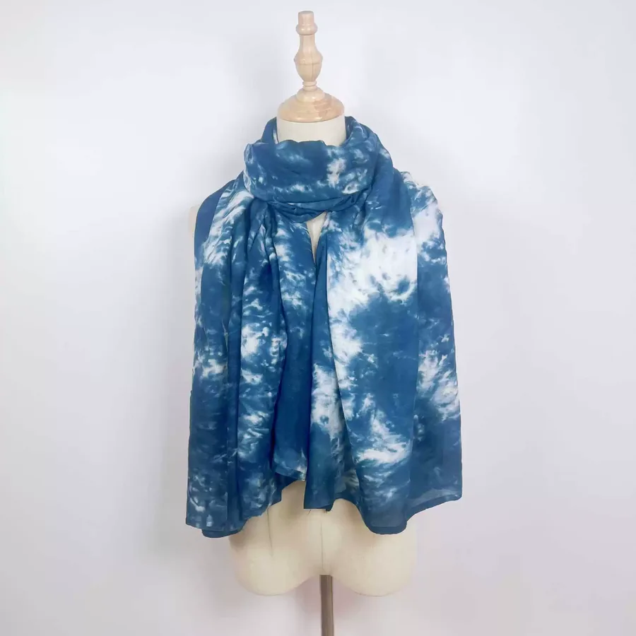 Cotton Tie-Dye Scarf view 6