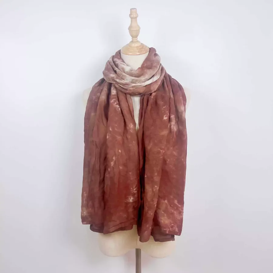 Cotton Tie-Dye Scarf view 7