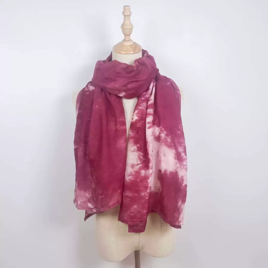 Cotton Tie-Dye Scarf view 8