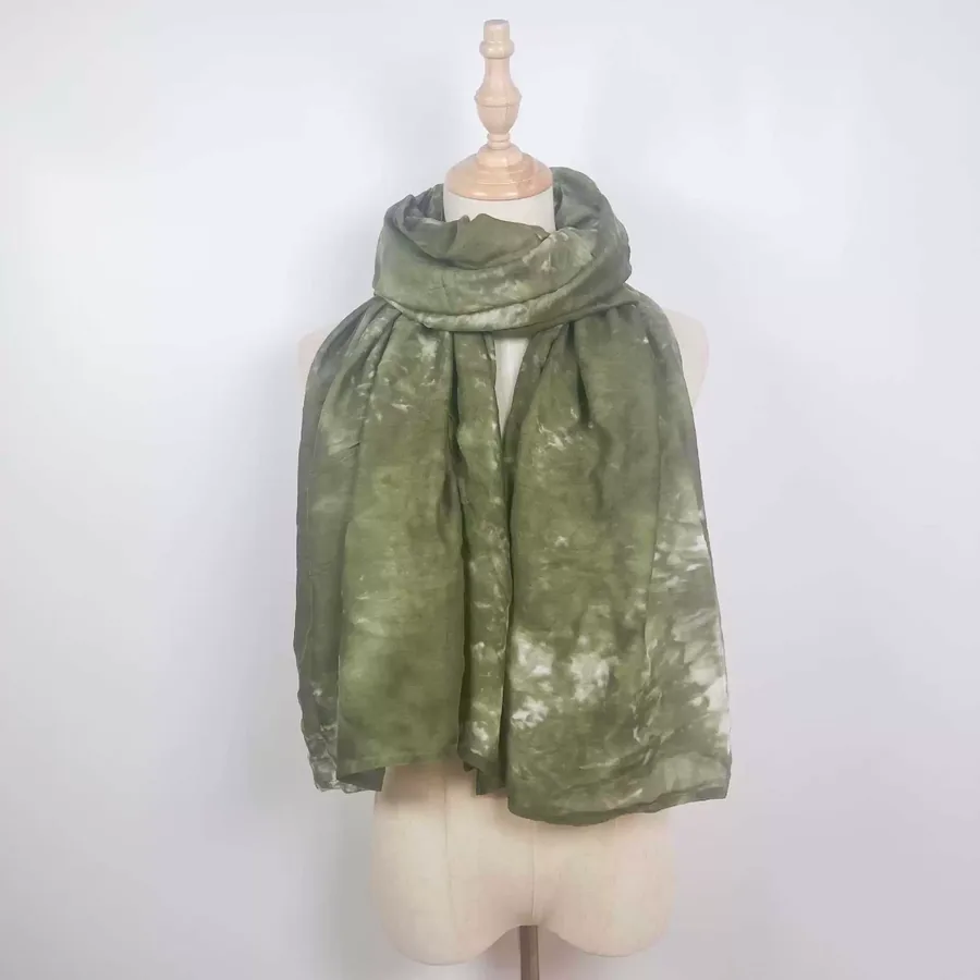 Cotton Tie-Dye Scarf view 9