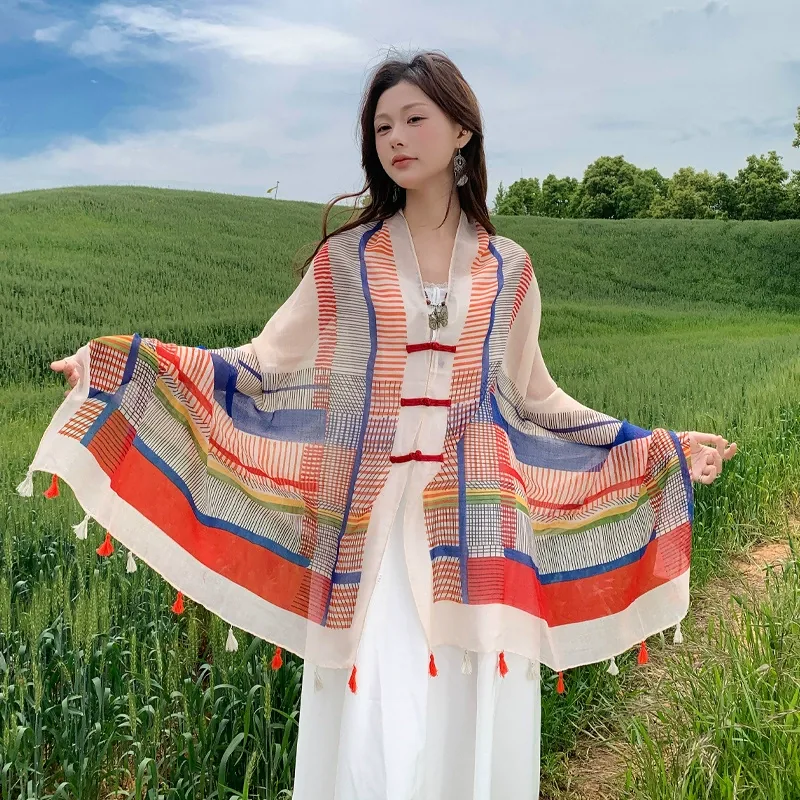 Ethnic Print Shawl view 2