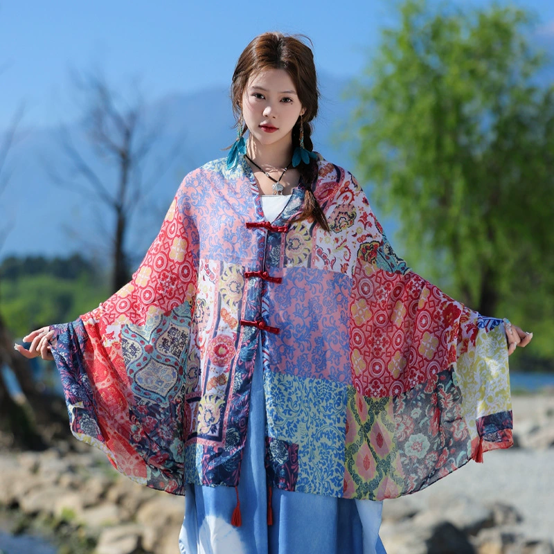 Ethnic Print Shawl view 3