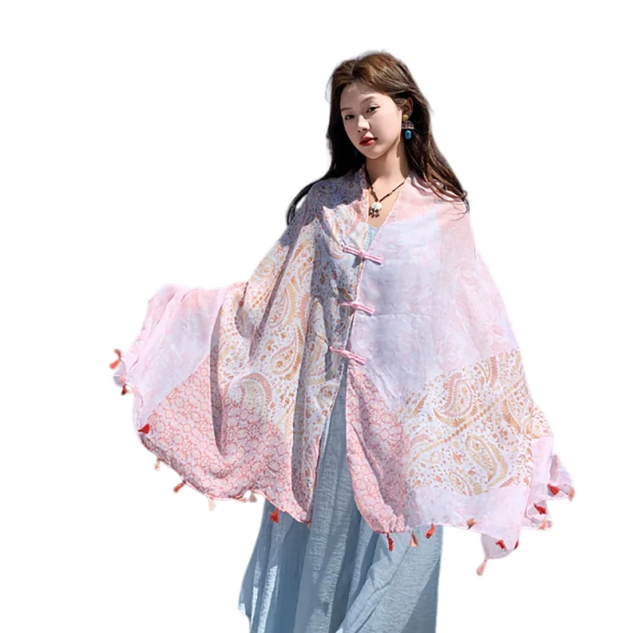 Ethnic Print Shawl view 5