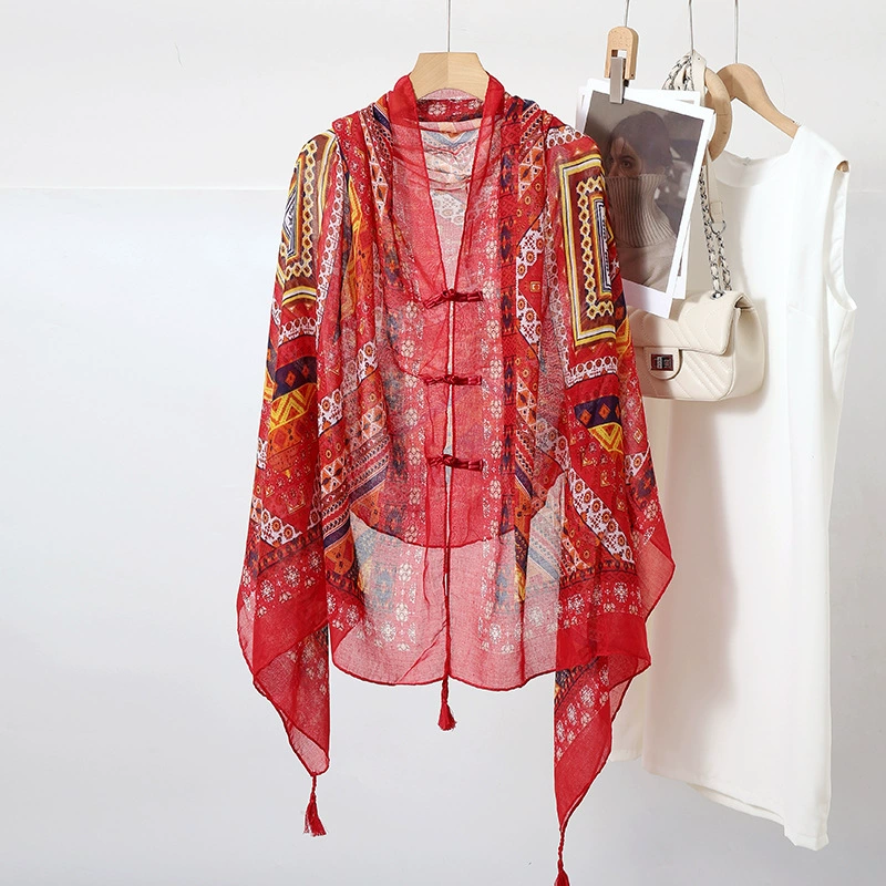 Ethnic Print Shawl view 8