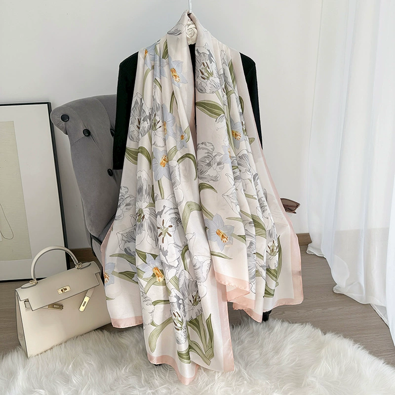 Satin Print Shawl